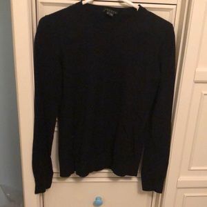 Theory black wool crewneck sweater Large